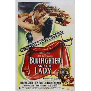 The Bullfighter and the Lady Movie Poster (27 x 40 Inches   69cm x 