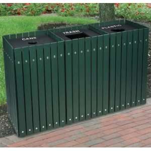  Square Slatted Recycling Centers