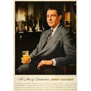  1947 Ad Lord Calvert Alcohol Drink Beverage Distillery 