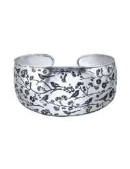 Handcrafted Sterling Silver Songbird Cuff Bracelet