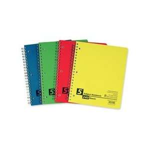  AMPAD Corporation Products   Notebook, 5 Subject, College Rule 