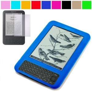  Premium Blue Durable Silicone Skin Cover for  Kindle 