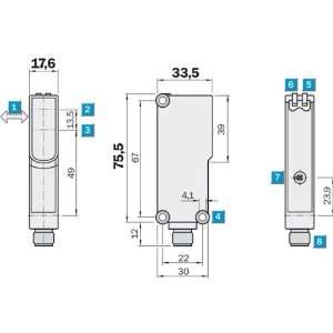  ABB, QT525 10WB, 804325172479, CABLE TIE,WH,135X2.5,1BG 