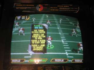 NFL Blitz 2000 Gold Edition 4 Player Stand Up Arcade Game   Working 