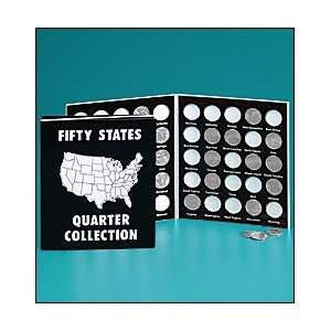  50 State Commemorative Quarter Folder 1999 2008 (Black and 