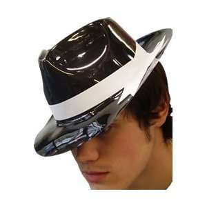  Just For Fun Gangster Hat (Plastic)   Black Toys & Games