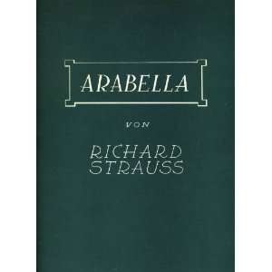 Arabella Richard Strauss, Hugo von Hofmannsthal  Books