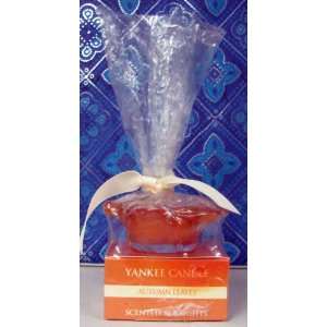  Yankee Candles Autumn Leaves Tealights and Holder Set 
