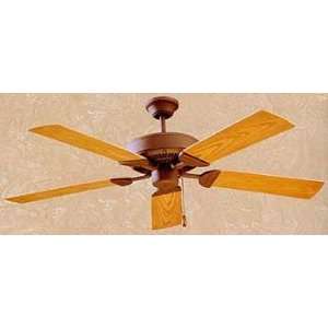  52 Inch Outdoor Patio Ceiling Fan Rust Brown