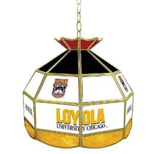 Loyola University Chicago Stained Glass Tiffany Lamp 16 Inch   Game 