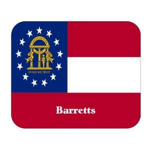  US State Flag   Barretts, Georgia (GA) Mouse Pad 
