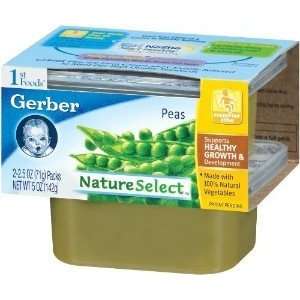 Gerber 1st Foods 2.5 Oz Peas Nature Select 12 Packs  