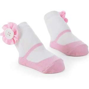  Little Princess Mary Jane with Button Ruffle Socks Baby