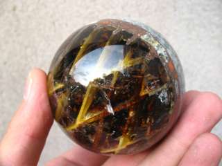 Large Rare colour phantom quartz crystal sphere ball reiki healing 