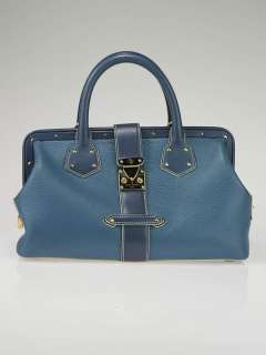 Louis Vuitton Blue Suhali Leather LIngenieux PM Bag  