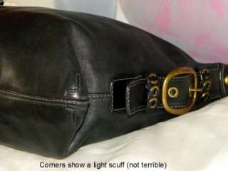   BLEECKER Ltd Ed XL Black/Tattersall Leather Slim Duffle 11424 VGC