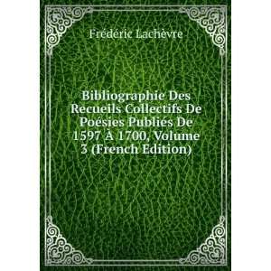  Bibliographie Des Recueils Collectifs De PoÃ©sies 