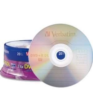  NEW DVD+RDL 8.5GB 2.4X TO 6X L 20SPN (95310) Office 