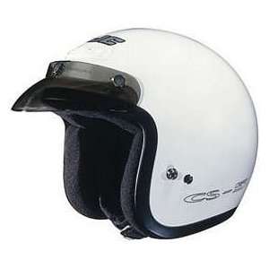   CS5 CRUISER WHITE SIZEXXS MOTORCYCLE Open Face Helmet Automotive