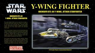 Finemolds 1/72 Star Wars Y Wing Attack Starfighter  