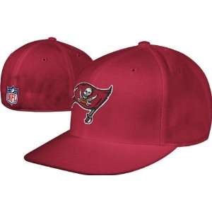  Tampa Bay Buccaneers 2009 Red Fitted Sideline Flat Brim 