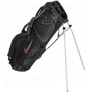 NIKE Xtreme Sport III Stand Bag Closeouts Black/Sunday Red/Pewter 