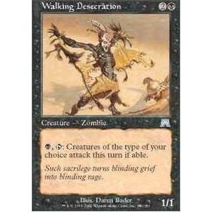   Magic the Gathering   Walking Desecration   Onslaught Toys & Games