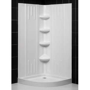 DreamLine DL 6178 Sector 36 x 36 Center Drain Shower Tray and Backwall 