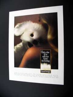 Gund Pompi bear stuffed animal 1988 print Ad  