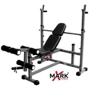  XMark Olympic Weight Bench with Leg Curl (XM 4421) Sports 