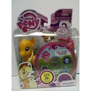   My Little Pony Basic Figure Applejack with Animal Friend Toys & Games