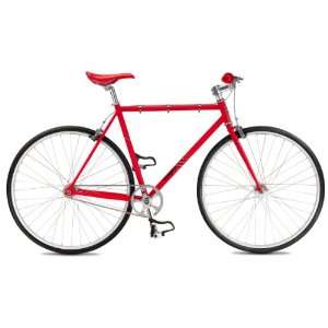   Single Speed Bike Red Semi Matte 43cm (650C) Mens