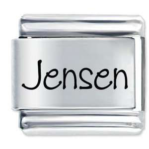  Name Jensen Italian Charms Bracelet Link Pugster Jewelry