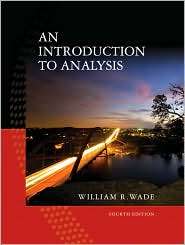   to Analysis, (0132296381), William R. Wade, Textbooks   