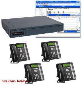 Avaya IP500 V2 Quick Version VoIP Phone System Package w/ (4) 1416 