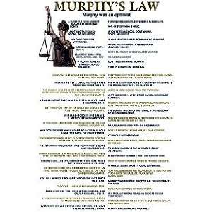 Murphys Law Optimism Poster 24x36 
