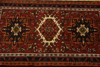 EXCELLENT TRIBAL 2X3 GHARAJEH PERSIAN ORIENTAL AREA RUG  