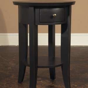  Jonathan David 30135 0 Round Side Table Finish Red 