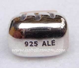   PANDORA 2 Tone 14kt GOLD~925 Silver PURSE Clutch Bag Charm~Bead 790475