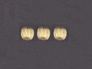 14kt Gold Filled round spacer smooth corrugated beads  