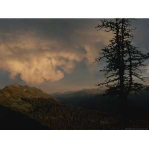  Swirling Clouds over North Cascades National Park National 