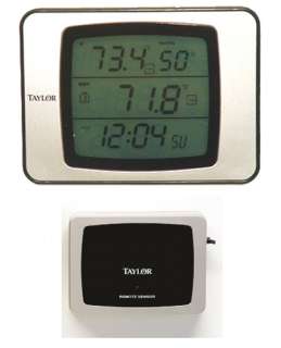 Taylor® Weatherguide 1525 Wireless Indoor/Outdoor Thermometer with 