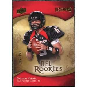    2009 Upper Deck Icons #137 Graham Harrell /599 Sports Collectibles