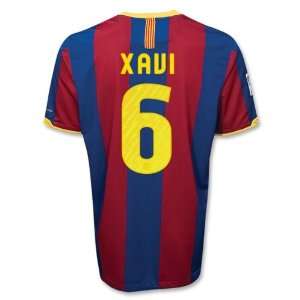  Barcelona 10/11 XAVI Home Soccer Jersey