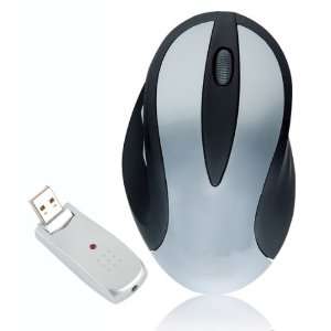  Wireless Large Optical Mouse with 5 Buttons  WRMS160Black 