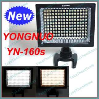 YONGNUO YN 160s LED Video Light For Canon Nikon Pentax Panasonic SLR 