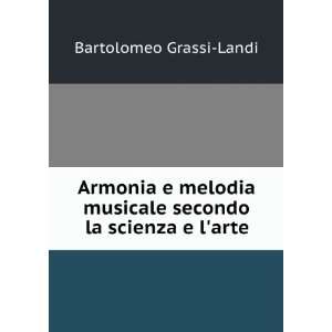   musicale secondo la scienza e larte Bartolomeo Grassi Landi Books