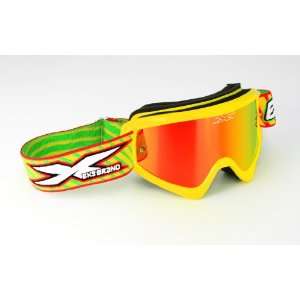 EKS Brand X Brand Concussion Goggles, Yellow, 067 10420 