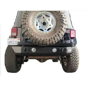   PUREJEEP PJ2004 Rear Bumper; Stubby; w/Light Provisions; Automotive