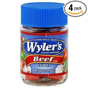 Wylers Bouillon Cube, Beef, 2 oz Grocery & Gourmet Food